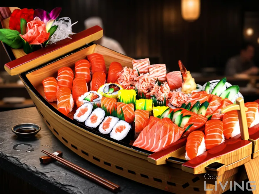 Buy 1 Sharing Boat - Get 1 Appetizer & 2 Drinks Free